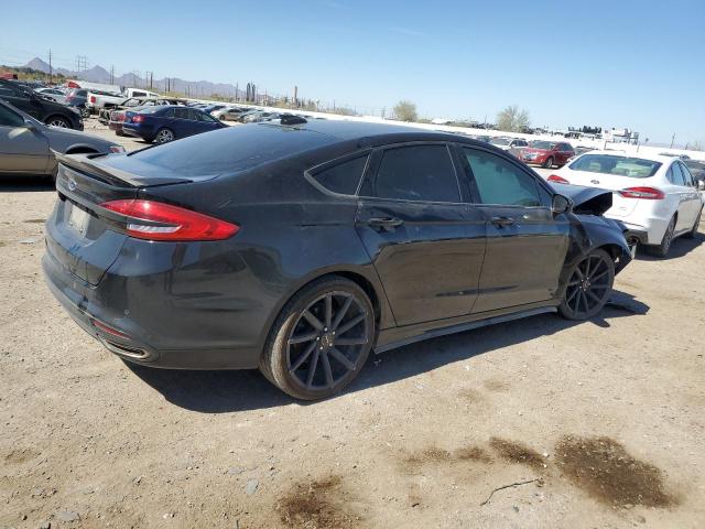 FORD FUSION SE 2017 black  gas 3FA6P0H77HR416636 photo #4