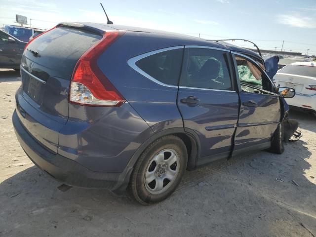 HONDA CR-V LX 2013 blue  gas 3CZRM3H32DG701419 photo #4