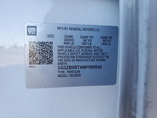 2021 CHEVROLET MALIBU LS - 1G1ZB5STXMF090016