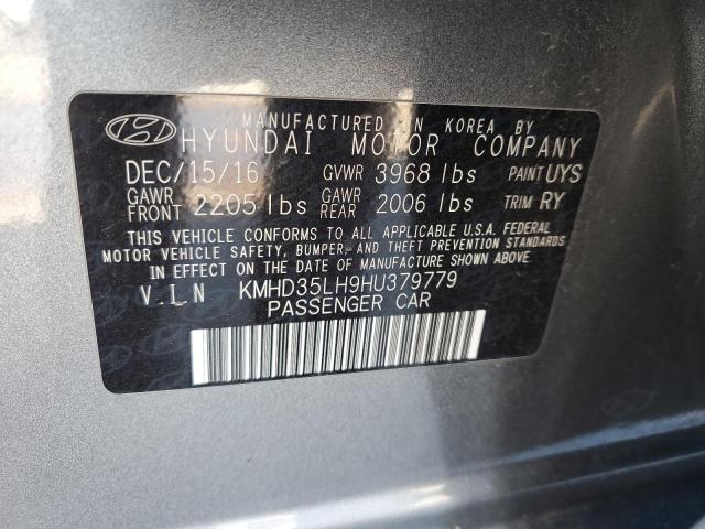 2017 HYUNDAI ELANTRA GT - KMHD35LH9HU379779