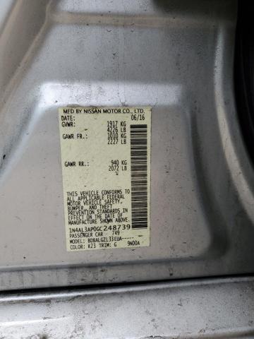 2016 NISSAN ALTIMA 2.5 - 1N4AL3AP0GC248739