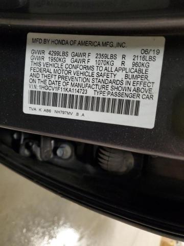 2019 HONDA ACCORD LX - 1HGCV1F11KA114723