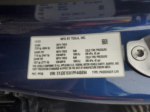 2023 TESLA MODEL 3 - 5YJ3E1EA1PF448894
