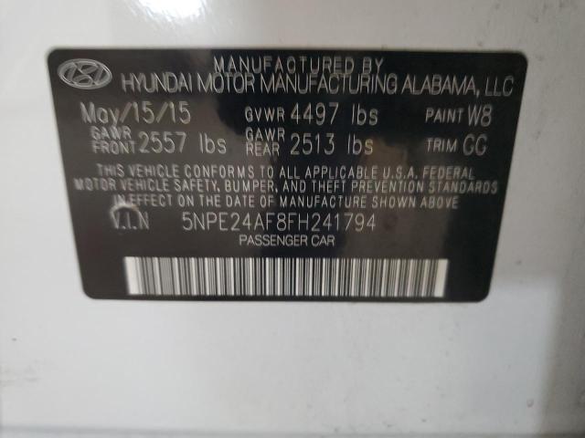 2015 HYUNDAI SONATA SE - 5NPE24AF8FH241794