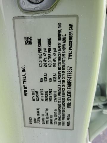 2023 TESLA MODEL 3 - 5YJ3E1EA8PF477857
