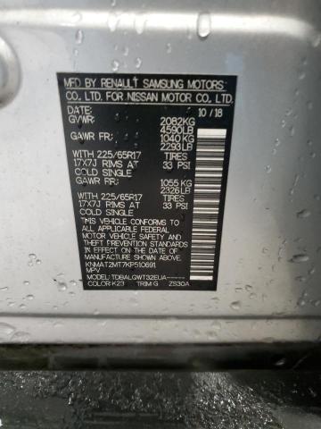 2019 NISSAN ROGUE S - KNMAT2MT7KP510691