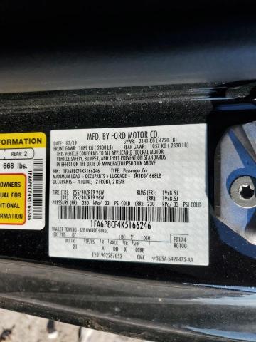2019 FORD MUSTANG GT - 1FA6P8CF4K5166246