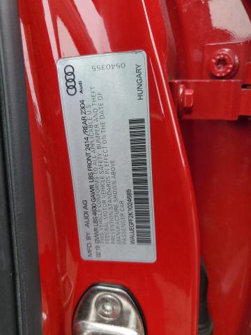 2019 AUDI A3 PREMIUM - WAUJEGFF2K1024689