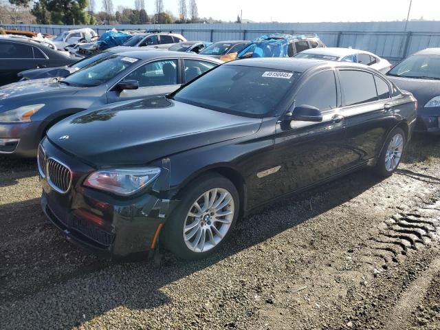 BMW 750 LI 2015 black sedan 4d gas WBAYE8C54FD782389 photo #1