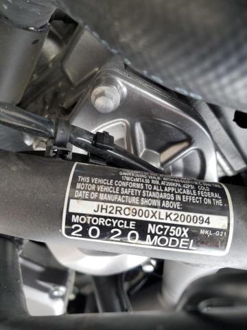 2020 HONDA NC750 X JH2RC900XLK200094