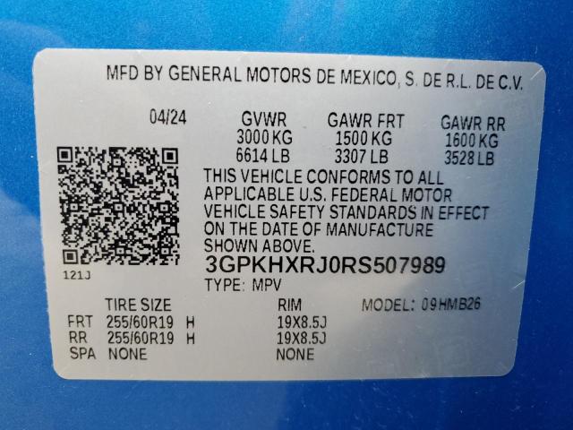 2024 HONDA PROLOGUE T 3GPKHXRJ0RS507989