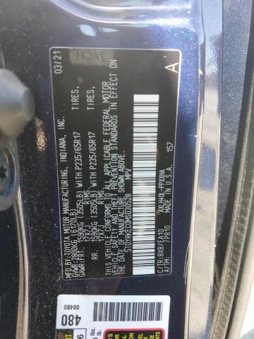 2021 TOYOTA SIENNA XLE - 5TDYRKEC0MS030528