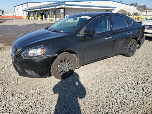 NISSAN SENTRA S 2018 black  gas 3N1AB7AP6JY345059 photo #1