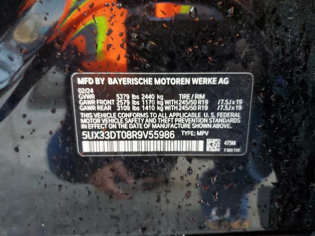 2024 BMW X4 XDRIVE3 5UX33DT08R9V55986