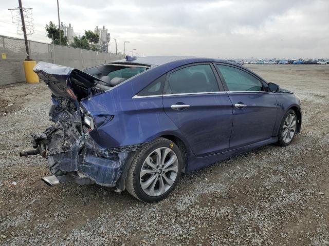 HYUNDAI SONATA SE 2014 blue  gas 5NPEC4AB5EH851547 photo #4