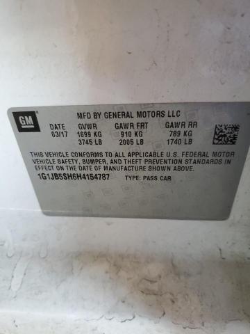 2017 CHEVROLET SONIC LS 1G1JB5SH6H4154787