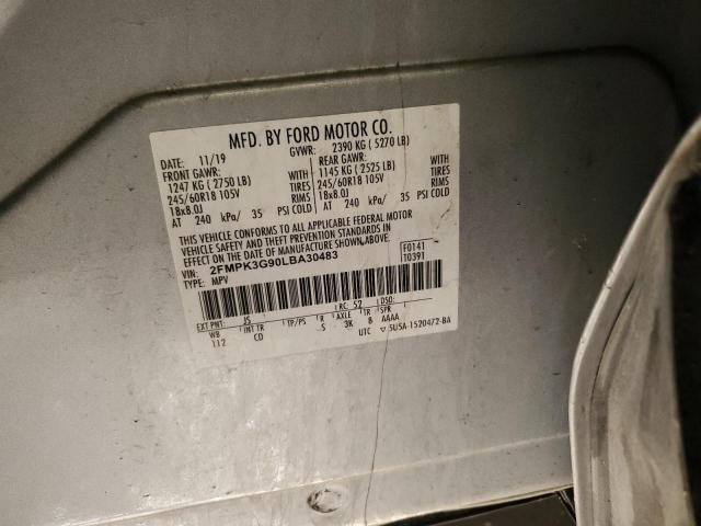 2020 FORD EDGE SE - 2FMPK3G90LBA30483