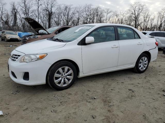 TOYOTA COROLLA BA 2013 white sedan 4d gas 2T1BU4EE0DC036467 photo #1