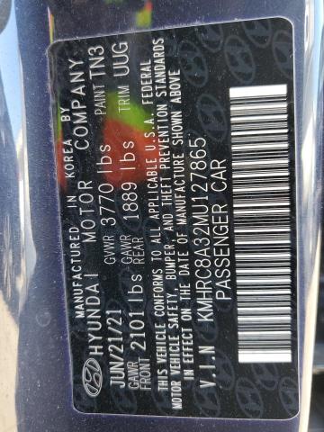 2021 HYUNDAI VENUE SEL - KMHRC8A32MU127865