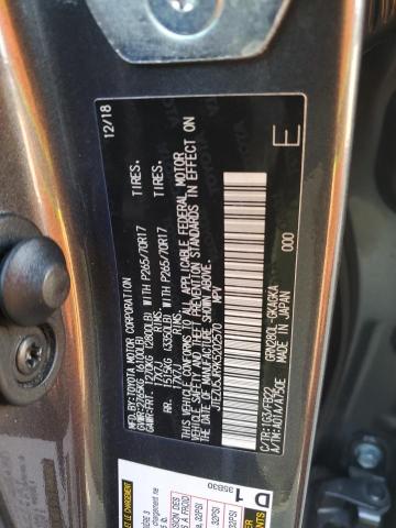 2019 TOYOTA 4RUNNER SR - JTEZU5JR9K5202570