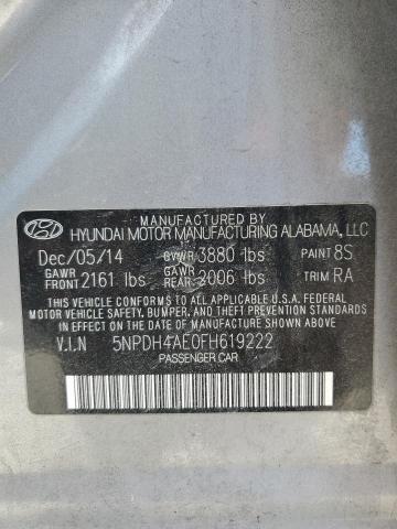 2015 HYUNDAI ELANTRA SE - 5NPDH4AE0FH619222
