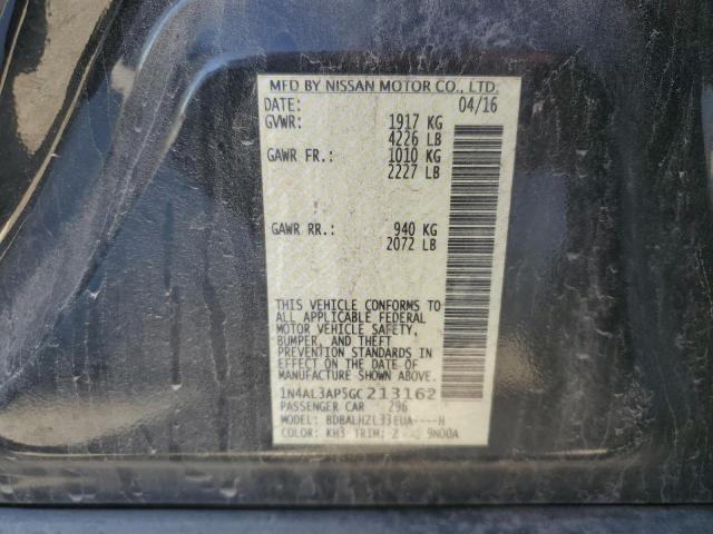 2016 NISSAN ALTIMA 2.5 - 1N4AL3AP5GC213162