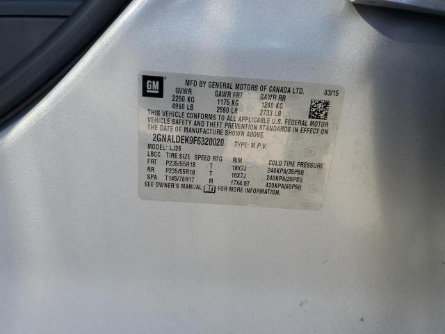 2015 CHEVROLET EQUINOX LT - 2GNALDEK9F6320020