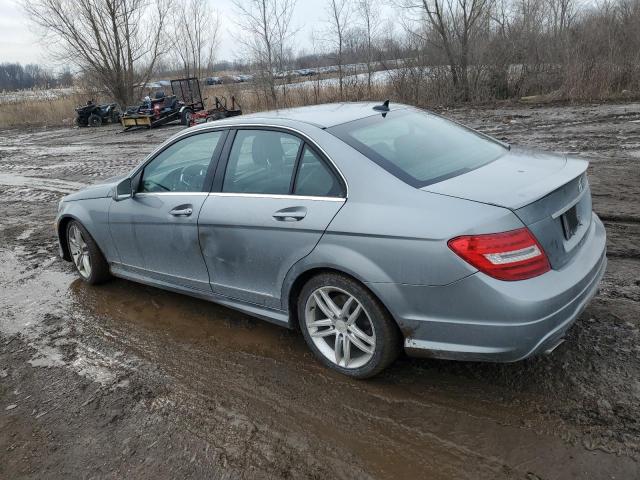 MERCEDES-BENZ C 300 4MAT 2013 gray  gas WDDGF8ABXDR264457 photo #3