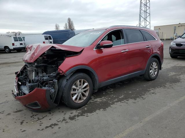 KIA SORENTO LX 2017 red  gas 5XYPG4A30HG197039 photo #1