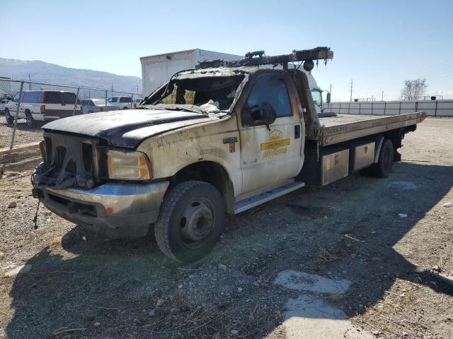 FORD F550 SUPER 2003 white chassis diesel 1FDAF56P53ED42213 photo #1