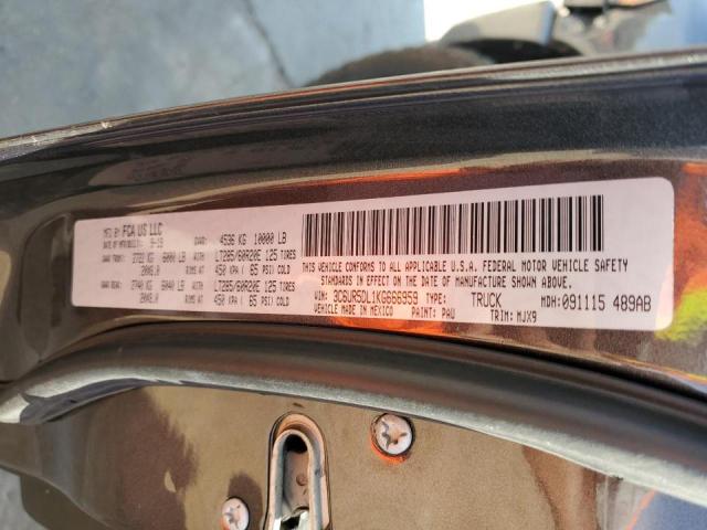 2019 DODGE RAM 2500 3C6UR5DL1KG666959