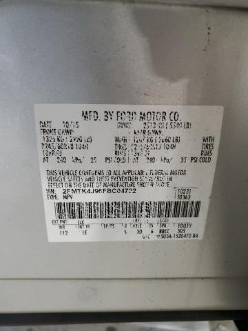 2015 FORD EDGE SEL - 2FMTK4J96FBC04722