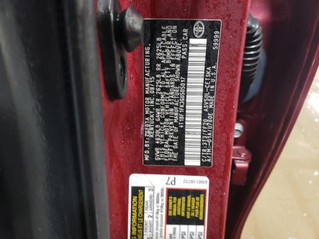 2016 TOYOTA CAMRY LE - 4T1BF1FK3GU505017