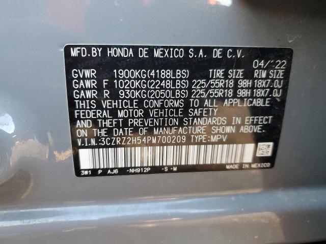2023 HONDA HR-V SPORT - 3CZRZ2H54PM700209