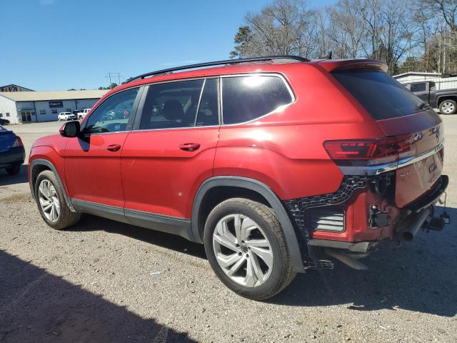 VOLKSWAGEN ATLAS SE 2021 red  gas 1V2WR2CA0MC517141 photo #3
