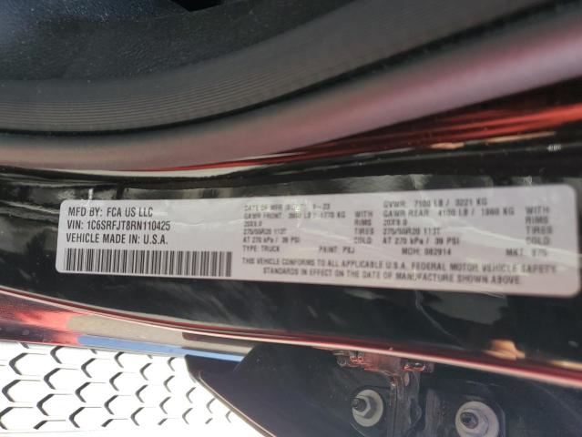 2024 RAM 1500 LARAM 1C6SRFJT8RN110425