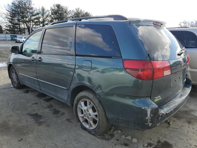 TOYOTA SIENNA XLE 2005 green  gas 5TDBA22C05S047445 photo #3