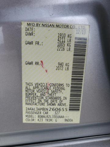 2014 NISSAN ALTIMA 2.5 - 1N4AL3AP8EN260655