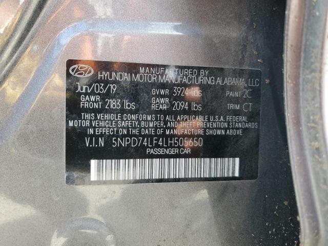 2020 HYUNDAI ELANTRA SE - 5NPD74LF4LH505650