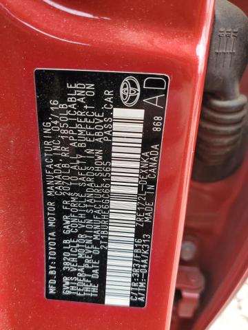 2016 TOYOTA COROLLA L - 2T1BURHE6GC661565