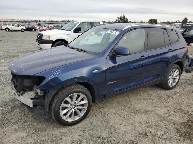 BMW X3 XDRIVE2 2016 blue  diesel 5UXWY3C55G0N88837 photo #1
