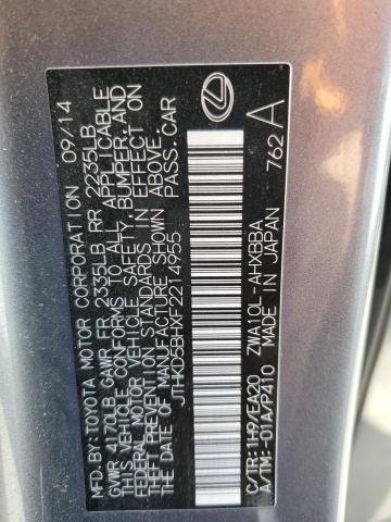2015 LEXUS CT 200 JTHKD5BHXF2214955