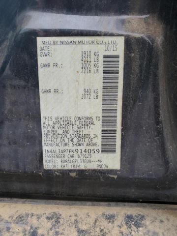 2015 NISSAN ALTIMA 2.5 - 1N4AL3AP7FN914059
