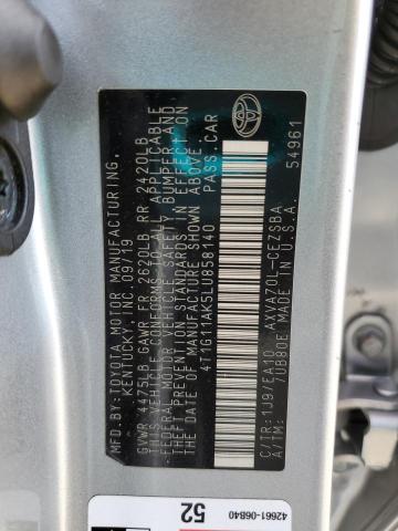 2020 TOYOTA CAMRY SE - 4T1G11AK5LU858140
