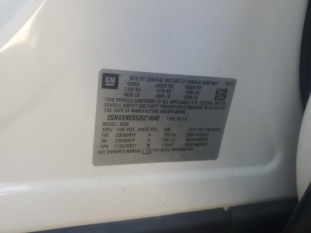 2018 CHEVROLET EQUINOX PR - 2GNAXNEX9J6214942