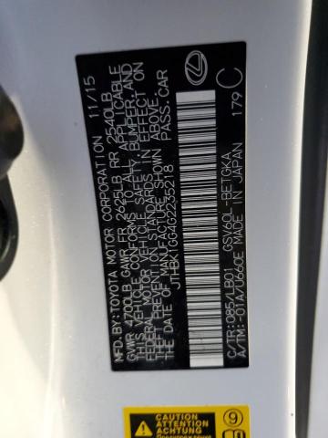 2016 LEXUS ES 350 - JTHBK1GG4G2235218
