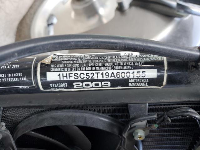 2009 HONDA VTX1300 T 1HFSC52T19A600155