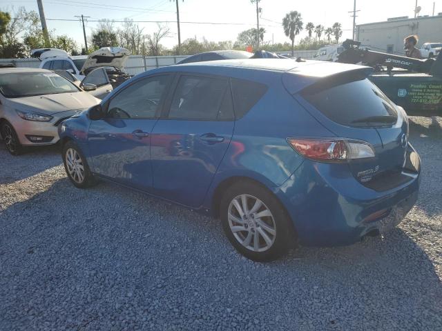 MAZDA 3 I 2012 blue  gas JM1BL1M74C1665415 photo #3