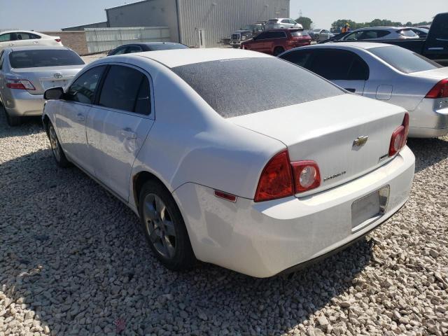 CHEVROLET MALIBU 1LT 2010 white  flexible fuel 1G1ZC5E07AF274582 photo #3