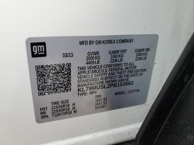 2023 CHEVROLET TRAILBLAZE KL79MUSL2PB153663